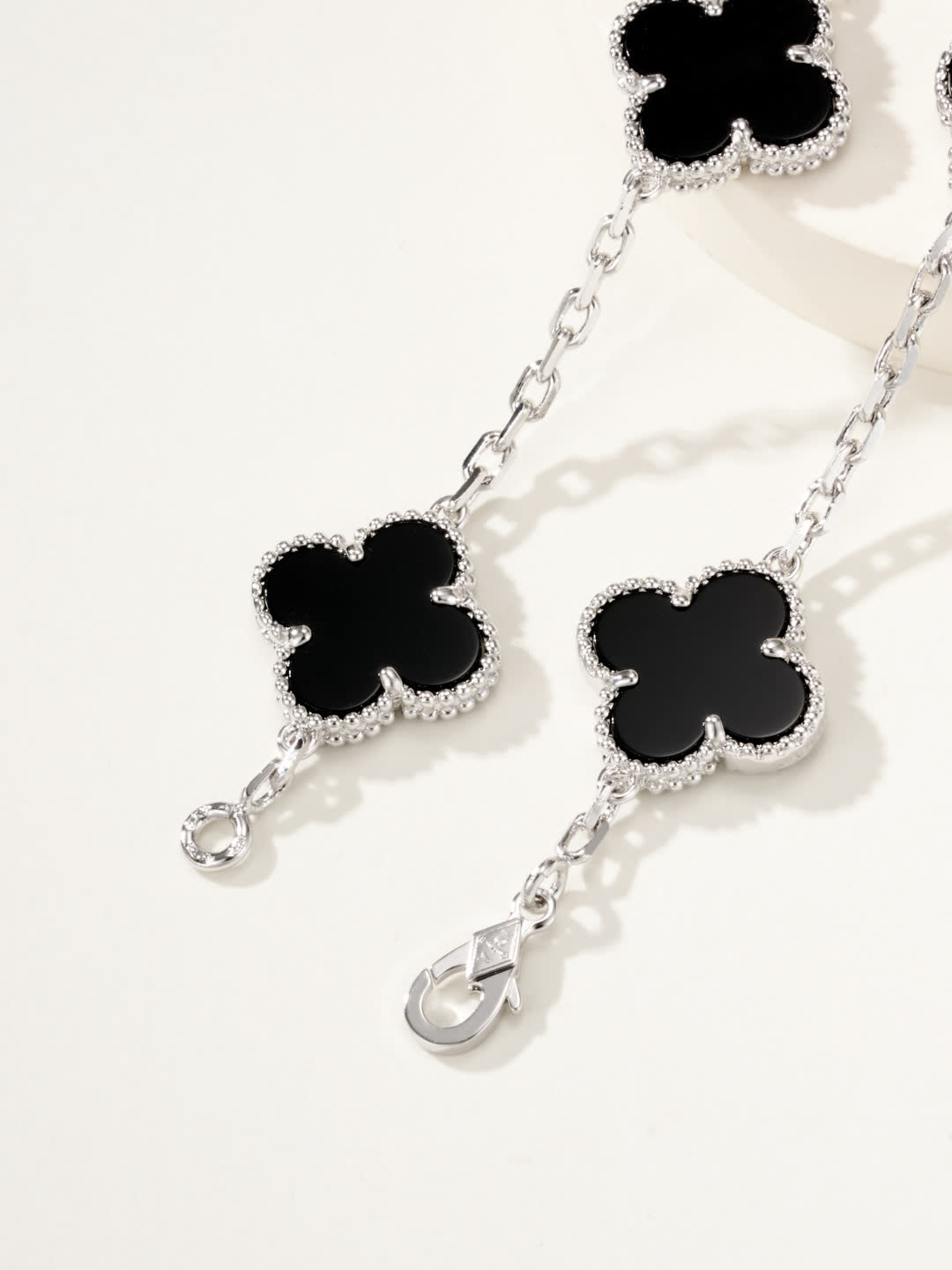 Van Cleef & Arpels Magic Alhambra Black Enamel Bracelet